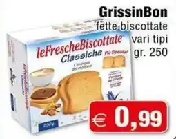 Magazzini Smart GrissinBon fette biscottate offerta