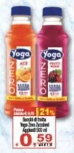 CTS Supermercati Succhi di frutta Yoga Zero Zuccheri offerta