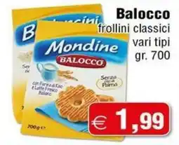 Magazzini Smart Mondine Balocco frollini classici offerta