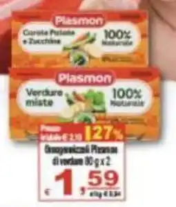 CTS Supermercati Plasmon Verdure miste offerta