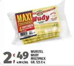 Vivo Supermercati Wurstel Wudy offerta