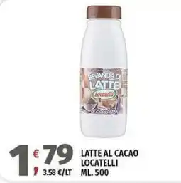 Vivo Supermercati Latte al cacao Locatelli offerta