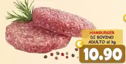 MercADone Hamburger di bovino adulto offerta