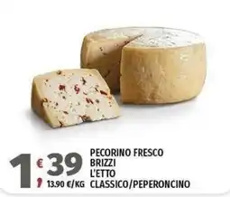 Vivo Supermercati Pecorino fresco Brizzi offerta
