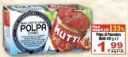 CTS Supermercati Polpa di Pomodoro Mutti offerta