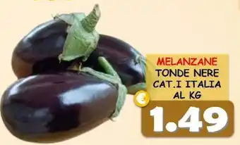 Melanzane tonde nere cat. I Italia