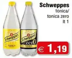 Magazzini Smart Schweppes tonica/tonica zero offerta