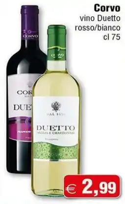 Magazzini Smart Corvo vino Duetto offerta