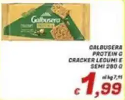 Idromarket Galbusera protein cracker legumi e semi offerta
