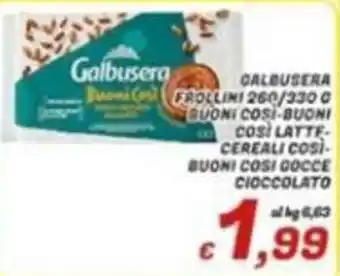 Galbusera Buoni Così
