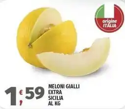 Vivo Supermercati Meloni gialli extra sicilia offerta