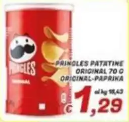 Idromarket Pringles patatine original-paprika offerta