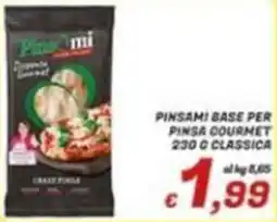 Idromarket Pinsami base per pinsa gourmet classica offerta