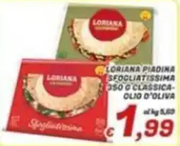 Idromarket Loriana piadina sfofliatissima classica offerta