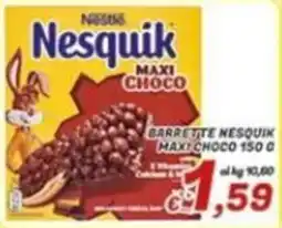 Idromarket Barrette Nesquik Maxi Choco offerta