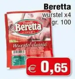 Magazzini Smart Wurstel classic Beretta offerta