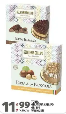 Vivo Supermercati Torta Gelateria Callipo offerta