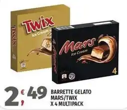 Vivo Supermercati Barrette gelato Mars/Twix offerta