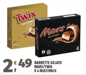 Vivo Supermercati Barrette gelato Mars/Twix offerta