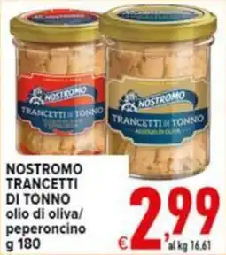 Iper Triscount Nostromo trancetti di tonno offerta