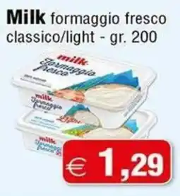 Magazzini Smart Milk formaggio fresco offerta