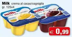 Magazzini Smart Milk crema al cacao/vagniglia offerta
