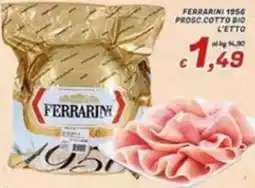 Idromarket Prosciutto cotto bio Ferrarini offerta