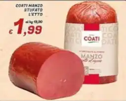 Idromarket Coati manzo stufato offerta