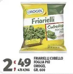 Vivo Supermercati Friarielli cubello foglia più orogel offerta