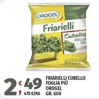 Vivo Supermercati Friarielli cubello foglia più orogel offerta