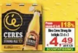 CTS Supermercati Ceres strong ale offerta