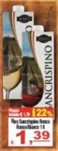 CTS Supermercati Vino SanCrispino Bianco offerta