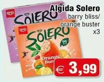 Algida Solero barry bliss/orange buster