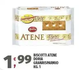 Vivo Supermercati Biscotti Atene Doria Granrisparmio offerta