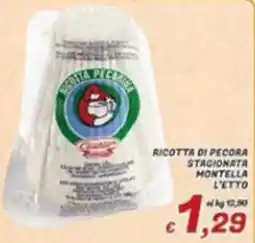 Idromarket Ricotta di pecora staccionata Montella offerta