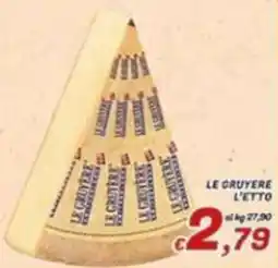 Idromarket Le Gruyère l'etto offerta