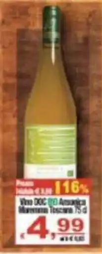 CTS Supermercati Vino DOCG Annunzio Maremma Toscana offerta