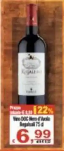 CTS Supermercati Vino DOC Nero d'Avola offerta