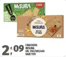 Vivo Supermercati Crackers Misura offerta