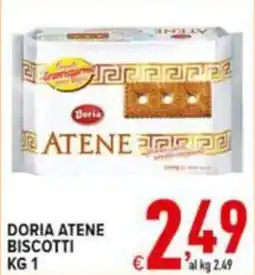 Iper Triscount Doria Atene biscotti offerta
