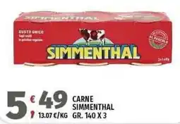 Vivo Supermercati Carne Simmenthal offerta