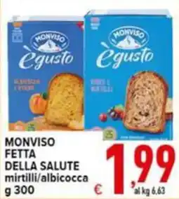 Iper Triscount Monviso Fetta della salute mirtilli/albicocca offerta