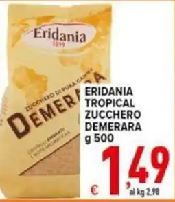 Iper Triscount Eridania zucchero di pura canna demerara offerta