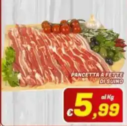 Idromarket Pancetta a fette di suino offerta