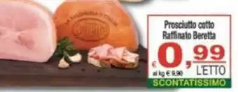 CTS Supermercati Prosciutto cotto Raffinato Beretta offerta