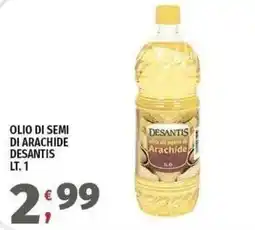 Vivo Supermercati Olio di semi di arachide Desantis offerta