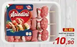 Idromarket Martini spiedini di pollo offerta