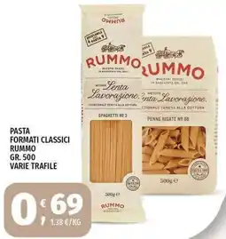 Vivo Supermercati Pasta formati classici Rummo offerta