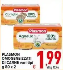 Iper Triscount Plasmon omogeneizzati di carne offerta