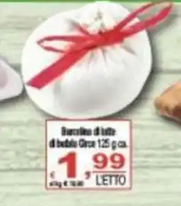 CTS Supermercati Burrone di latte di bufala offerta